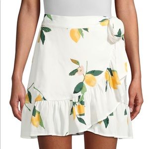 Rails lemons wrap skirt